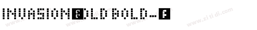 Invasion_Bold Bold字体转换